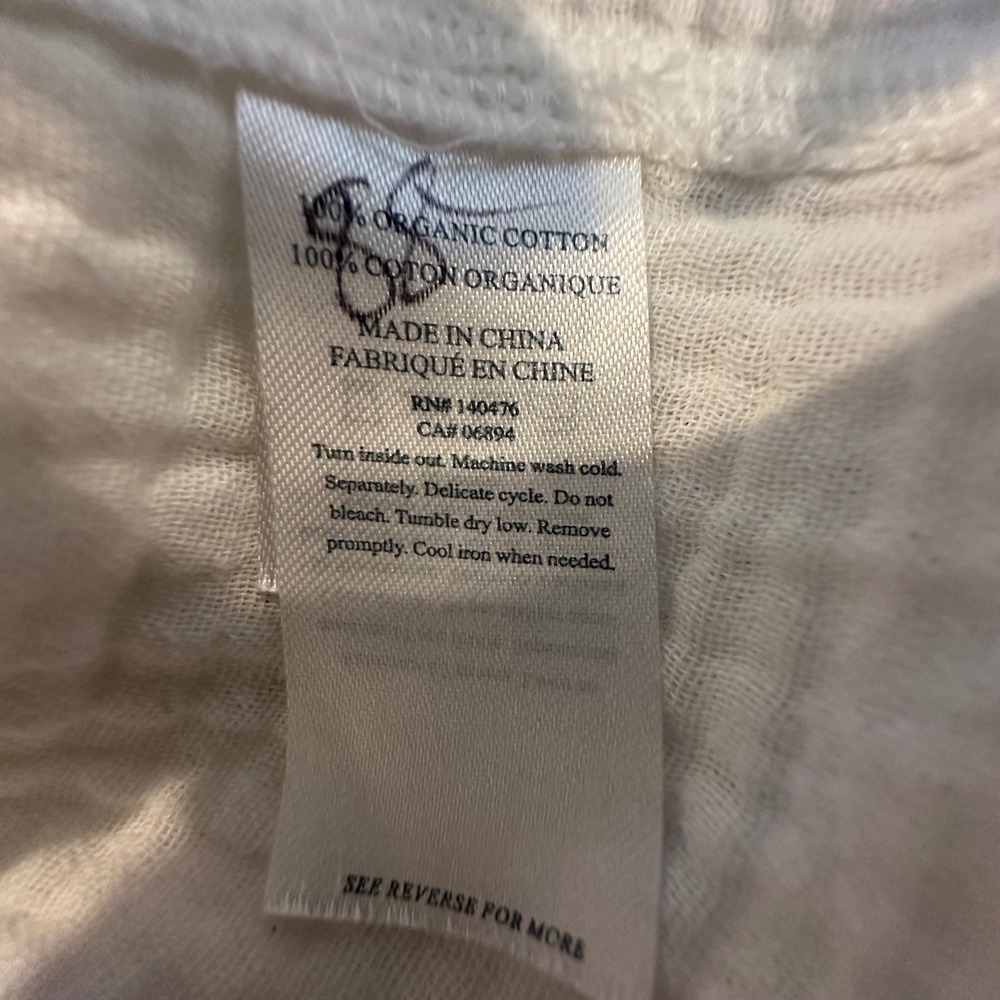 Faherty White Ribbed Scoop Neck Tank Top - Picture 6 of 13
